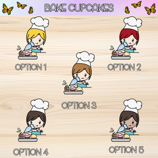 BAKE CUPCAKES