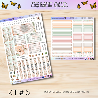 Kit # 5  A5 MAE O.C.D. (Organized Compact Dashboard)