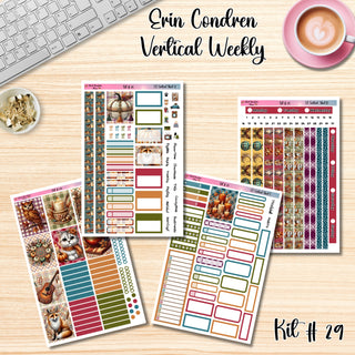 Kit 29       Erin Condren Vertical Planner Weekly Kit