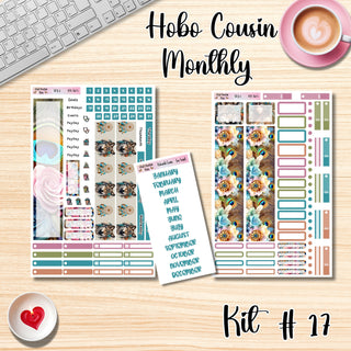 Kit 17    A5 Hobonichi Cousin ANY Monthly Kit