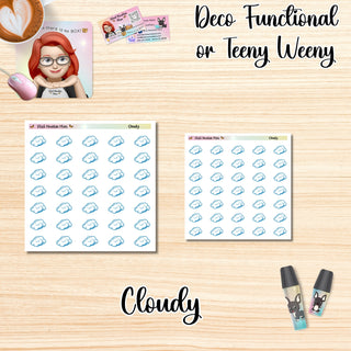 CLOUDY Deco Functional/Teeny Weeny