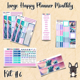 Kit # 6   Large Happy Planner ANY Monthly Kit