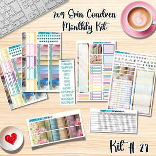 Kit 21       7x9 Erin Condren ANY Month Planner Kit