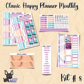Kit # 8        Classic Happy Planner ANY Monthly Kit