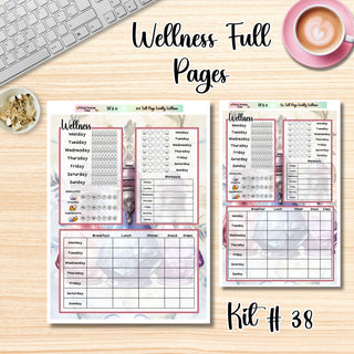 Kit 38        Wellness Full Page Trackers