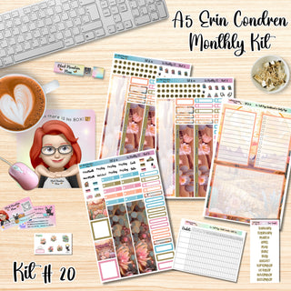 Kit 20        A5 Erin Condren ANY Month Planner Kit