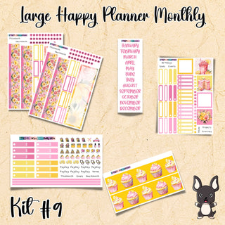 Kit # 9   Large Happy Planner ANY Monthly Kit