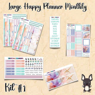 Kit # 1   Large Happy Planner ANY Monthly Kit