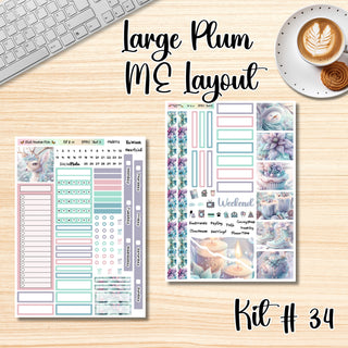 Kit 34      Large Plum Paper ME Layout