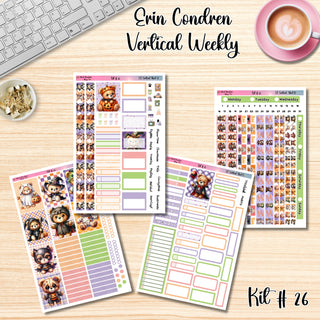 Kit 26       Erin Condren Vertical Planner Weekly Kit