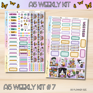 Kit # 7 A5 Weekly Kits