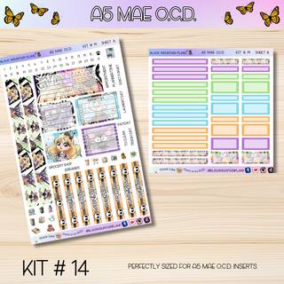 Kit # 14  A5 MAE O.C.D. (Organized Compact Dashboard)