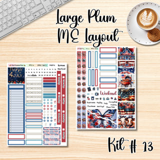 Kit 13        Large Plum Paper ME Layout