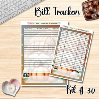 Kit 30    Full Page Bill Tracker