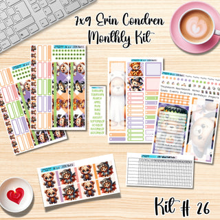 Kit 26       7x9 Erin Condren ANY Month Planner Kit