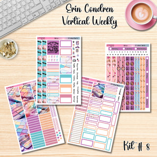 Kit # 8       Erin Condren Vertical Planner Weekly Kit