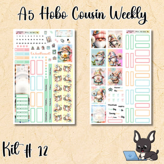 Kit 12    A5 Hobonichi Cousin Weekly Kit