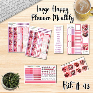 Kit 43   Large Happy Planner ANY Monthly Kit