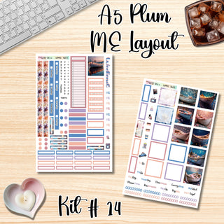 Kit 14       A5 Plum Paper ME Layout