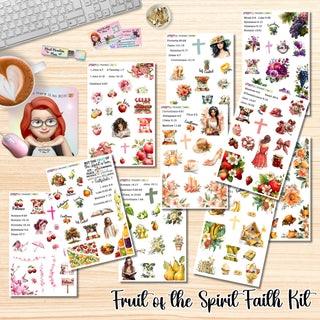 Fruit of the Spirit Mini Devotional and Bible Study Stickers