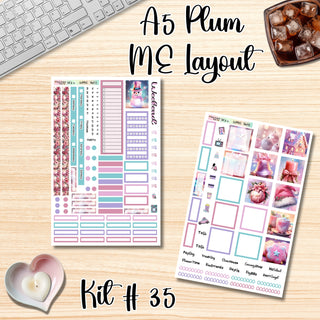 Kit 35      A5 Plum Paper ME Layout