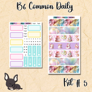 Kit # 5    B6 Common Planner Daily Kit