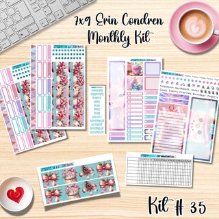 Kit 35       7x9 Erin Condren ANY Month Planner Kit