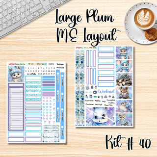 Kit 40      Large Plum Paper ME Layout