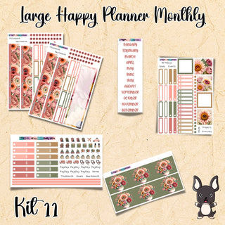 Kit 11   Large Happy Planner ANY Monthly Kit