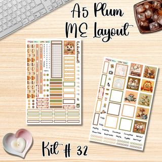 Kit 32       A5 Plum Paper ME Layout