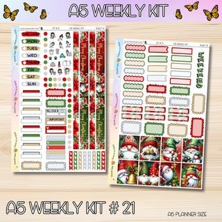 Kit # 21 A5 Weekly Kits