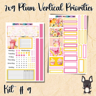 Kit # 9          Plum Paper Vertical Priorities