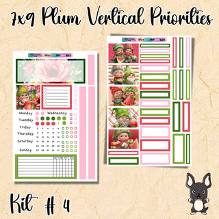 Kit # 4          Plum Paper Vertical Priorities