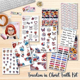 Freedom in Christ Faith Kit and Bible Study Stickers