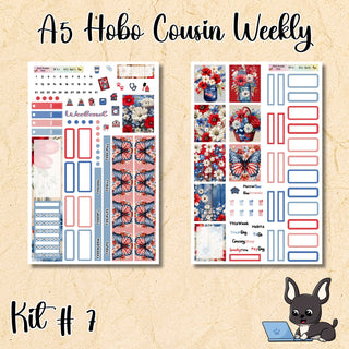 Kit # 7    A5 Hobonichi Cousin Weekly Kit