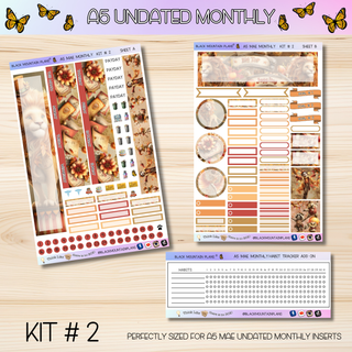 Kit # 2 A5 MAE ANY Month UNDATED Monthly Kit