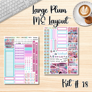 Kit 18        Large Plum Paper ME Layout