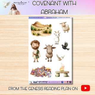 Covenant with Abraham       Genesis Bible Journaling Sticker Sheet