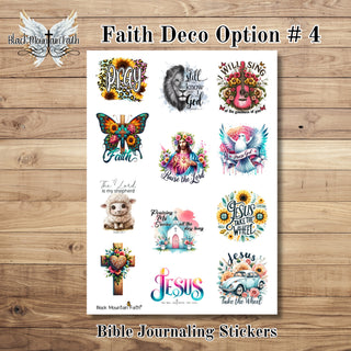 Faith Deco Sticker Full Sheets # 4