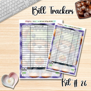 Kit 26    Full Page Bill Tracker