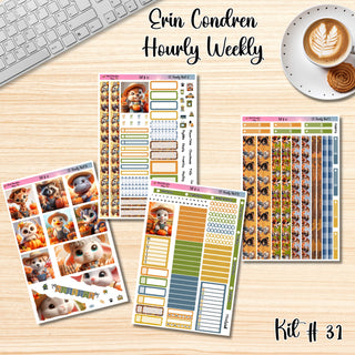 Kit 31       Hourly Erin Condren Weekly