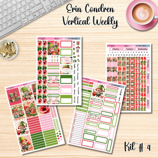 Kit # 4       Erin Condren Vertical Planner Weekly Kit