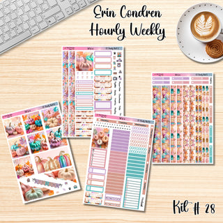 Kit 28       Hourly Erin Condren Weekly