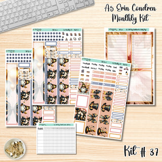 Kit 37        A5 Erin Condren JANUARY Monthly Kit