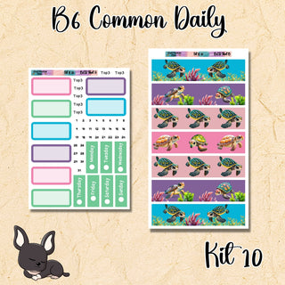Kit 10    B6 Common Planner Daily Kit