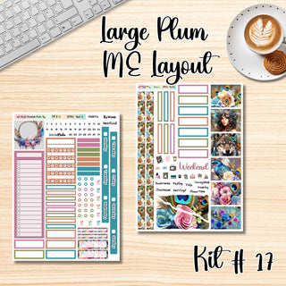 Kit 17        Large Plum Paper ME Layout