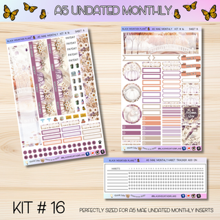 Kit # 16 A5 MAE ANY Month UNDATED Monthly Kit