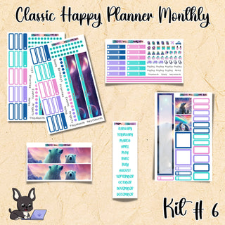 Kit # 6        Classic Happy Planner ANY Monthly Kit