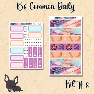 Kit # 8    B6 Common Planner Daily Kit