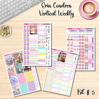 Kit # 5       Erin Condren Vertical Planner Weekly Kit